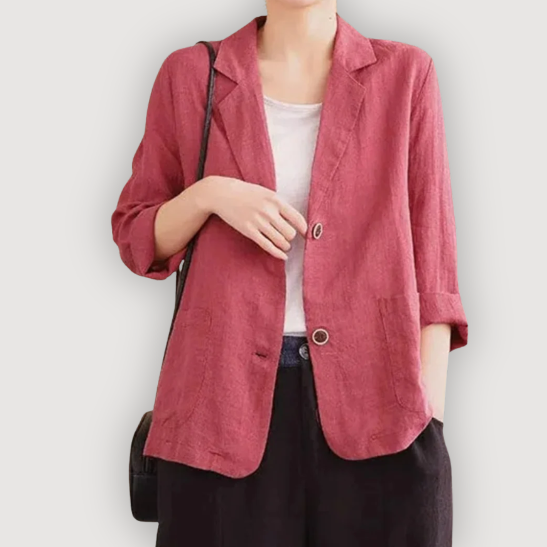 MAREN – Linen Blazer Jacket