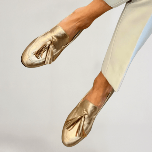 Cordelia | Soft Gold Ballet Flats