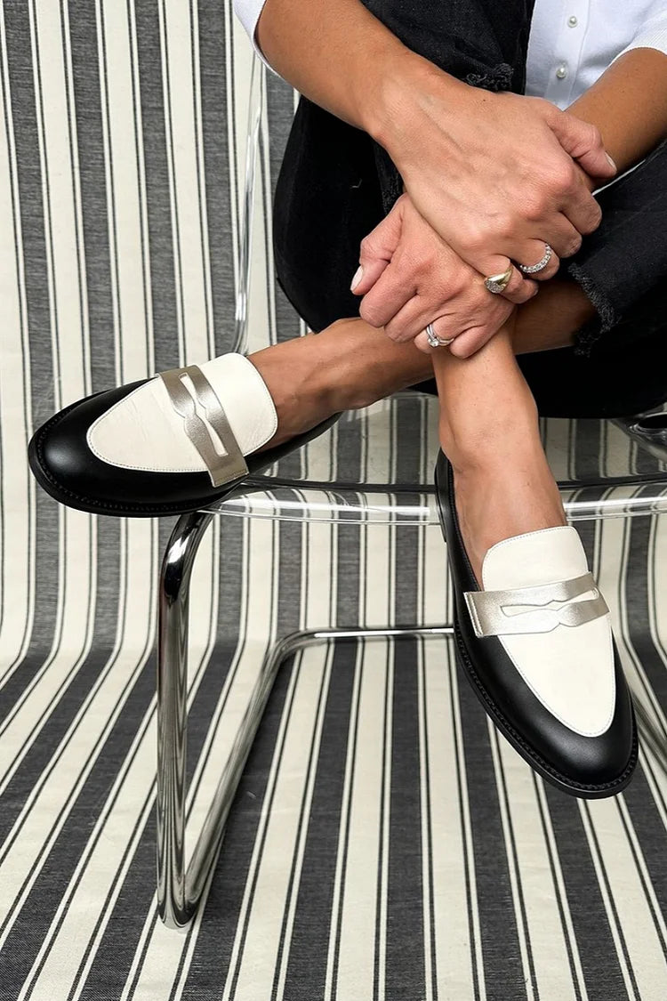 Emeryn Loafers — Monochrome