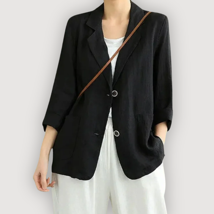 MAREN – Linen Blazer Jacket