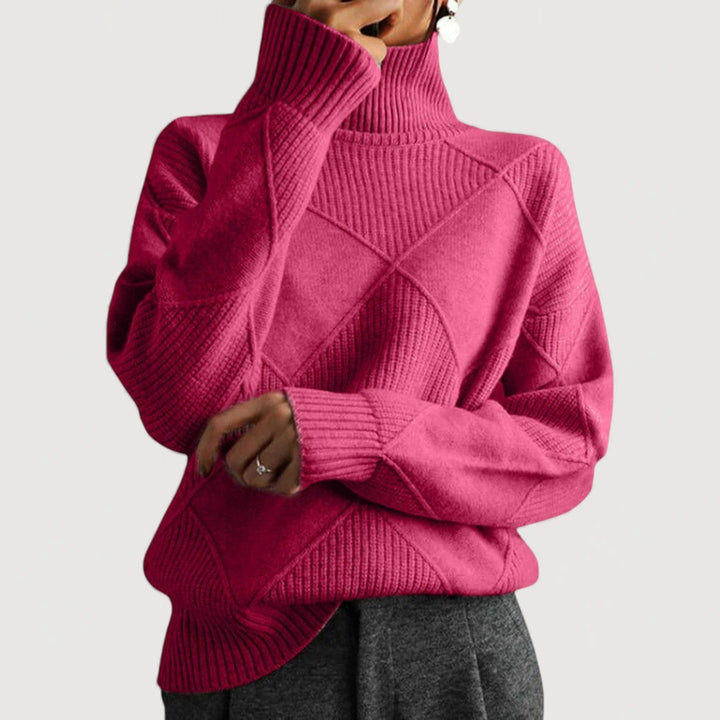 Courtney – Turtleneck Knit Sweater