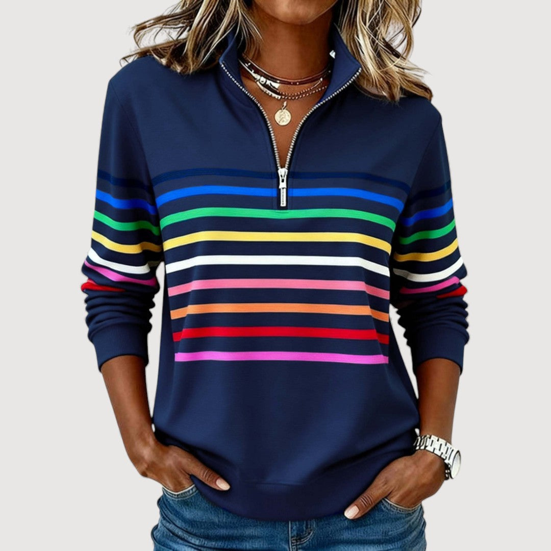 LAICA – COMFORTABLE ZIPPERED TOP