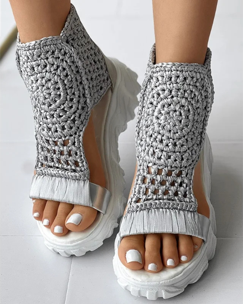 Jennifer Boho Knit Sandals