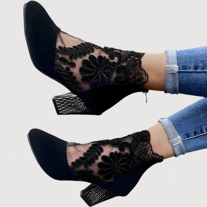ZARIAH – Chic Lace Heeled Shoes