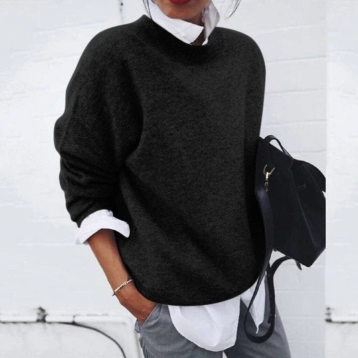 P|H - Soft Crewneck Pullover Sweater Rose