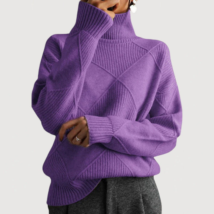 Courtney – Turtleneck Knit Sweater