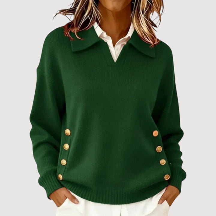 AIRA – Jumper with Button Accents