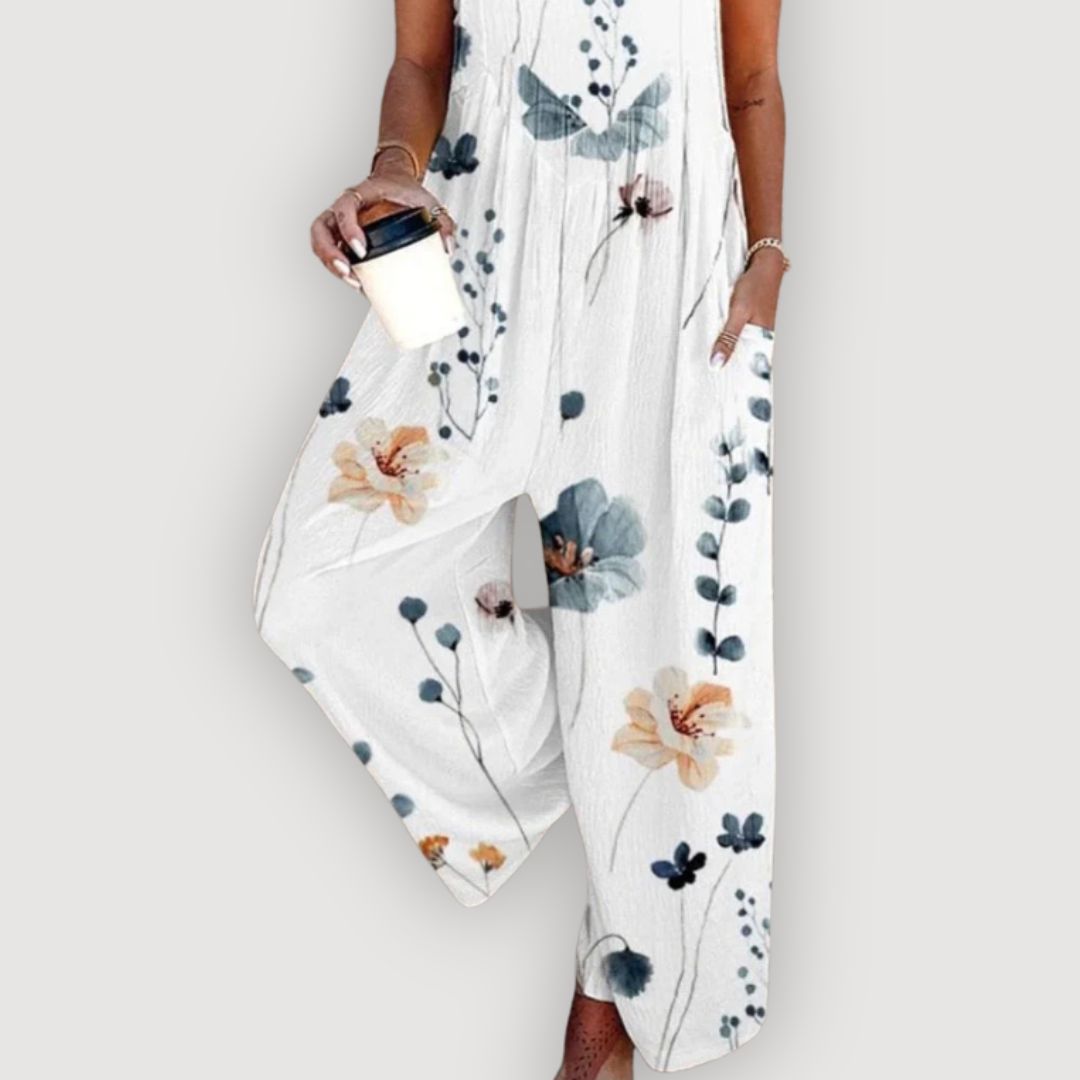 JENICA – Floral Print Jumpsuit