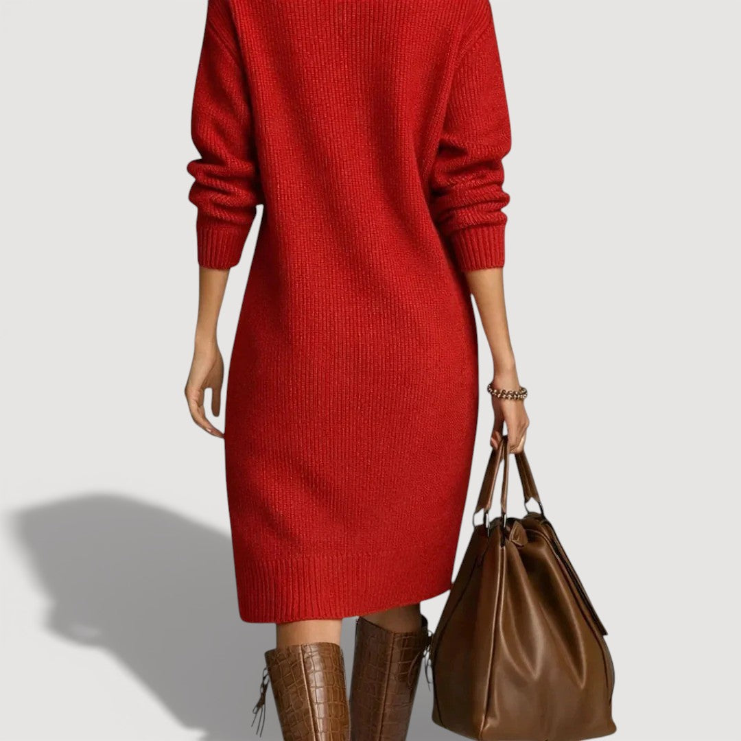 ALESSIA – COMFORTABLE KNIT DRESS