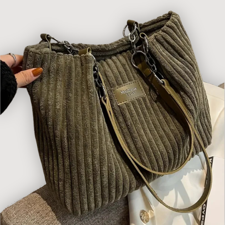 CHLOE – CORDUROY CARRYALL TOTE