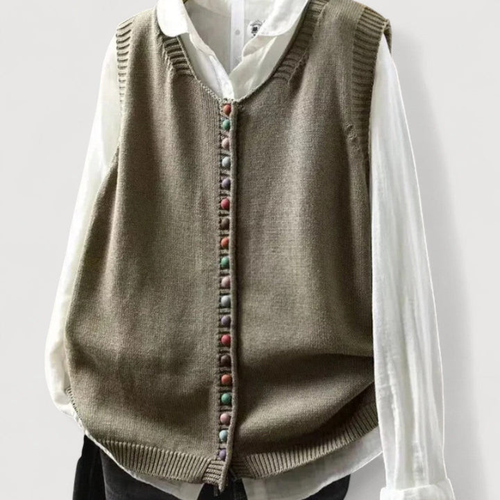 ALINA – TRADITIONAL KNIT VEST