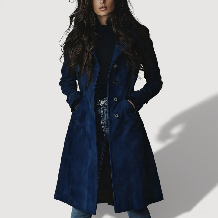 Carmen Suede Trench Coat