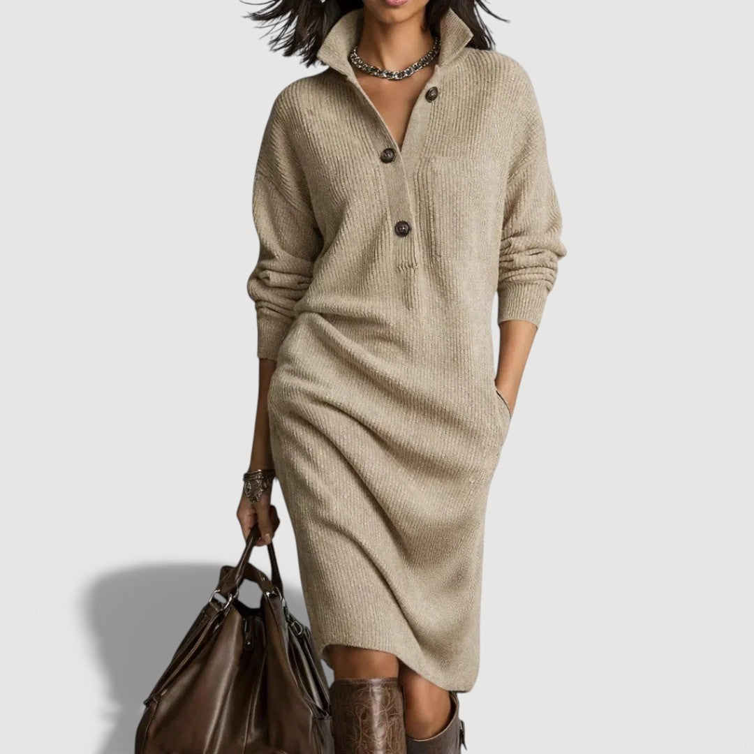 ALESSIA – COMFORTABLE KNIT DRESS
