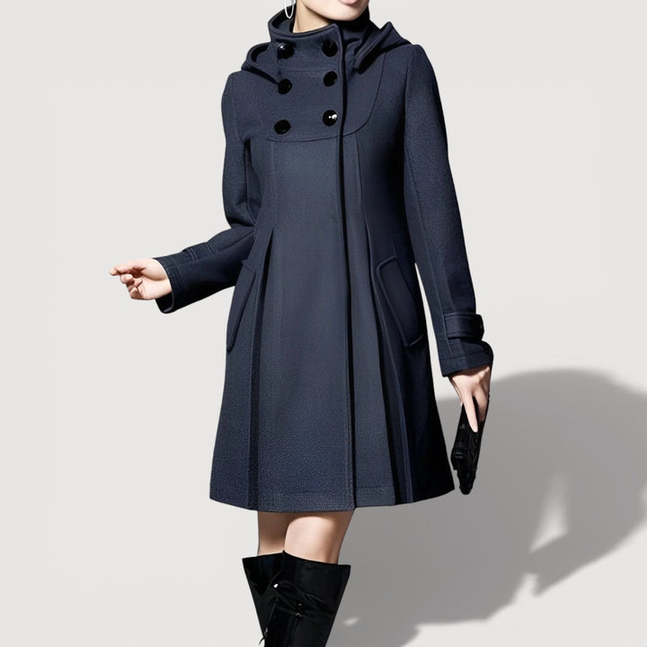 SHAINA – Tailored Sculpted Coat