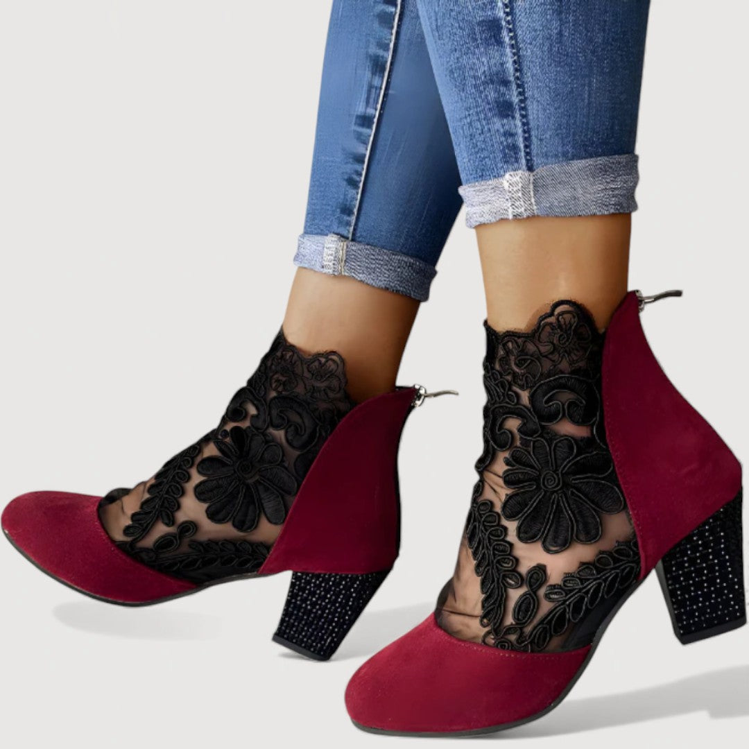 ZARIAH – Chic Lace Heeled Shoes