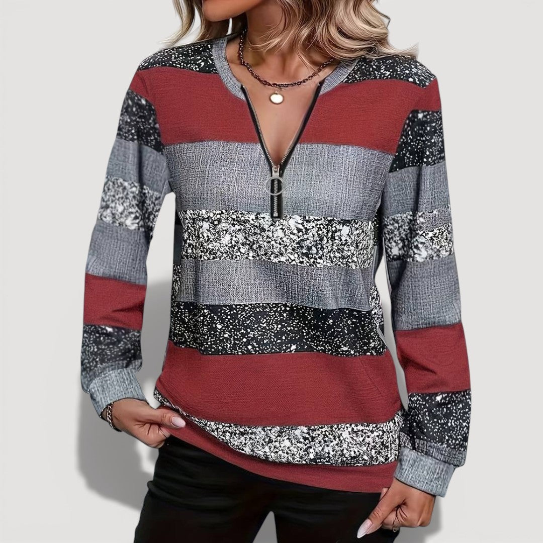 RYLIE – COMFORTABLE ZIP-UP SWEATER