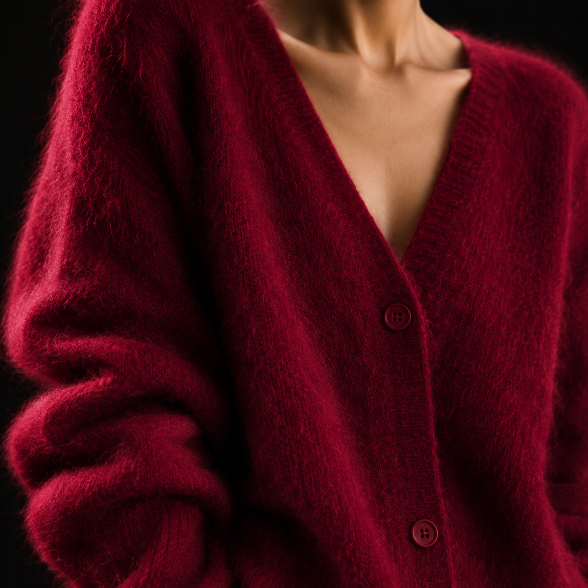 Anne Cozy Button Cardigan