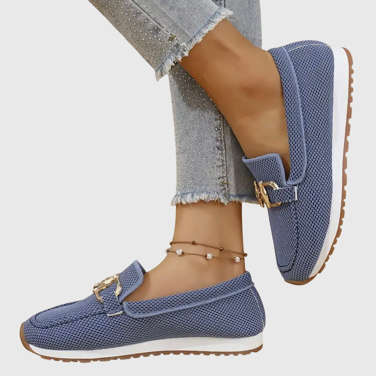 Horsebit Detail Comfort Loafers
