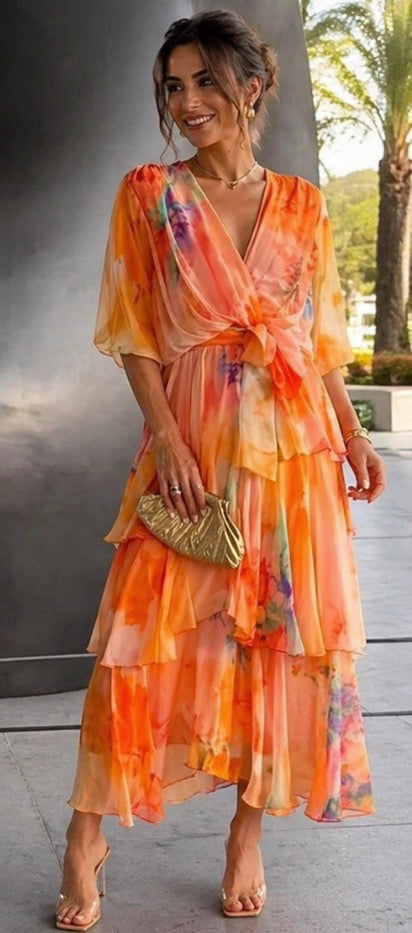 Hayes & Tate™ | Layered Floral Sun Dress
