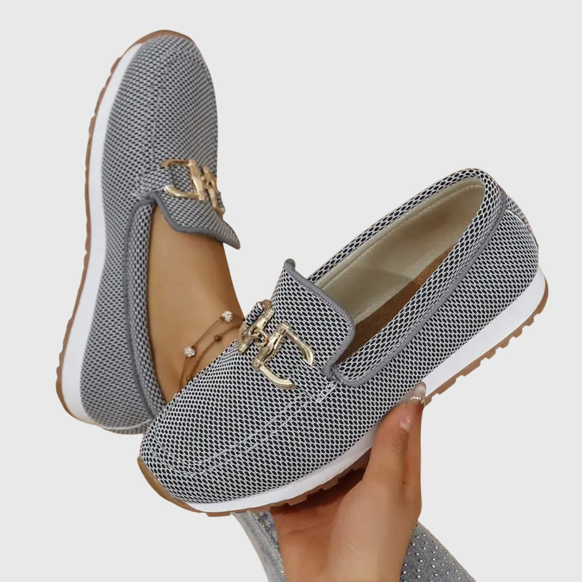 Horsebit Detail Comfort Loafers