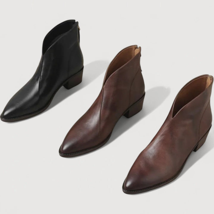 ANITA – ELEGANT LOW-HEEL BOOTS