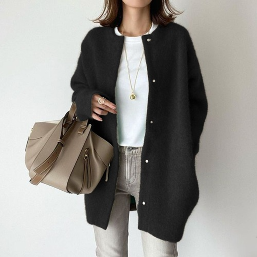 P|H - Soft Button Front Long Cardigan Theresa