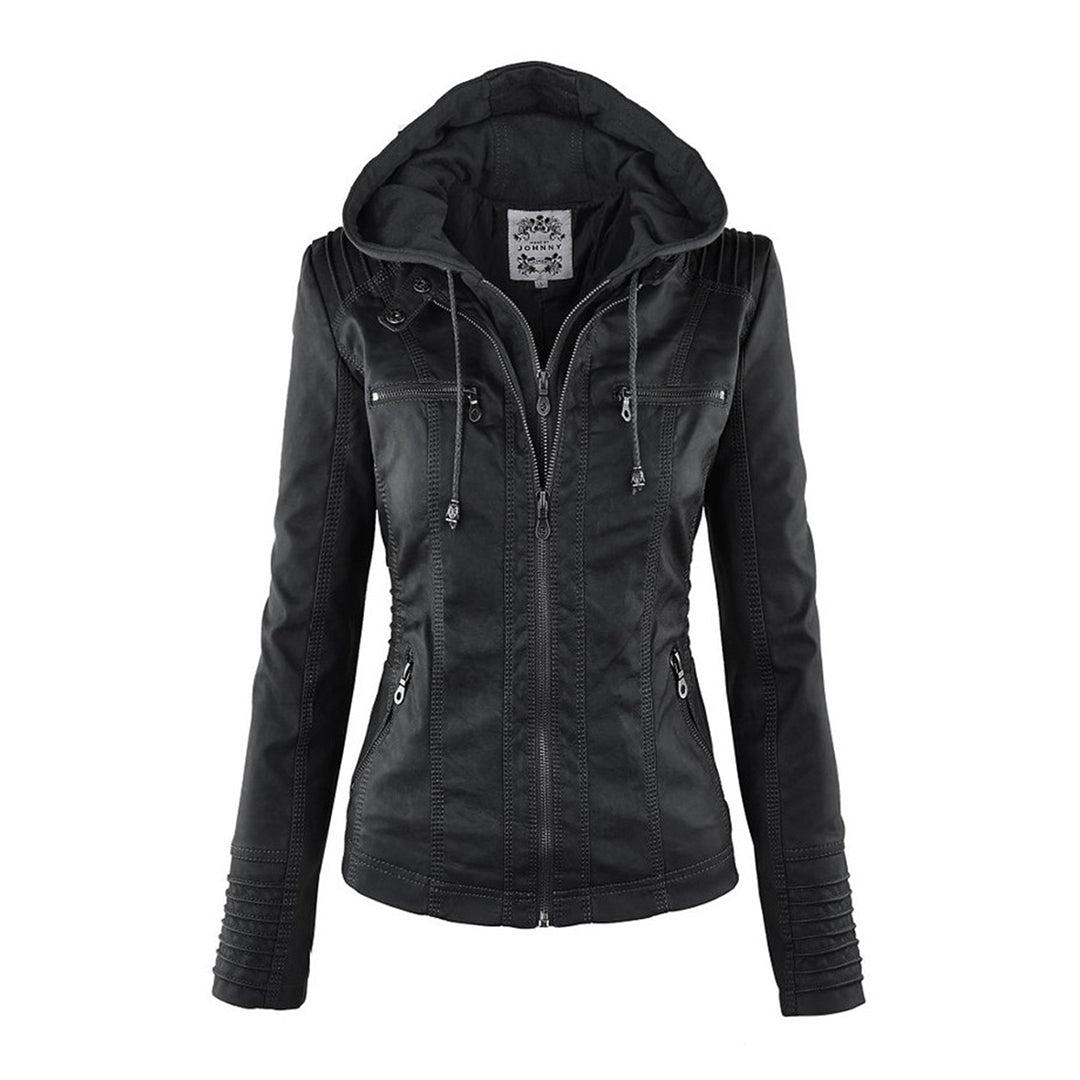 Christine | Hooded Motorcycle Jacket