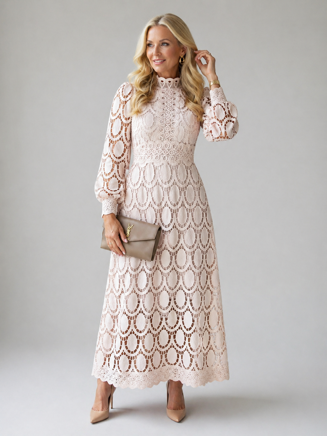 Hayes & Tate™ | Lace Midi Dress