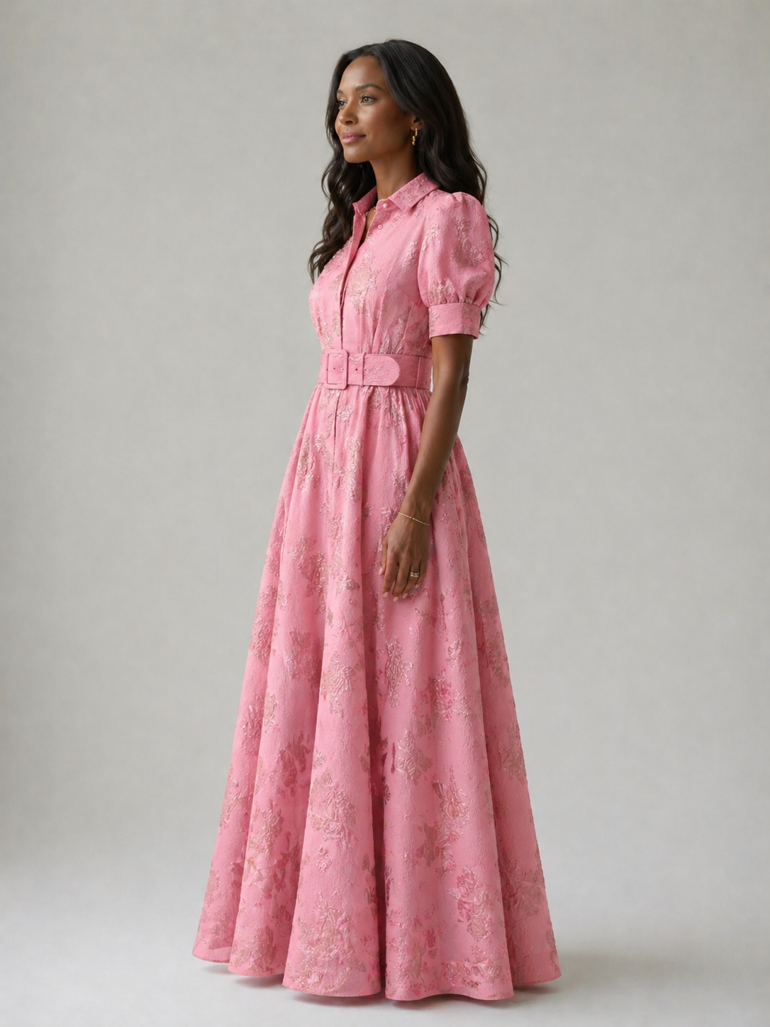 Hayes & Tate™  | Belted Floral Maxi Dress