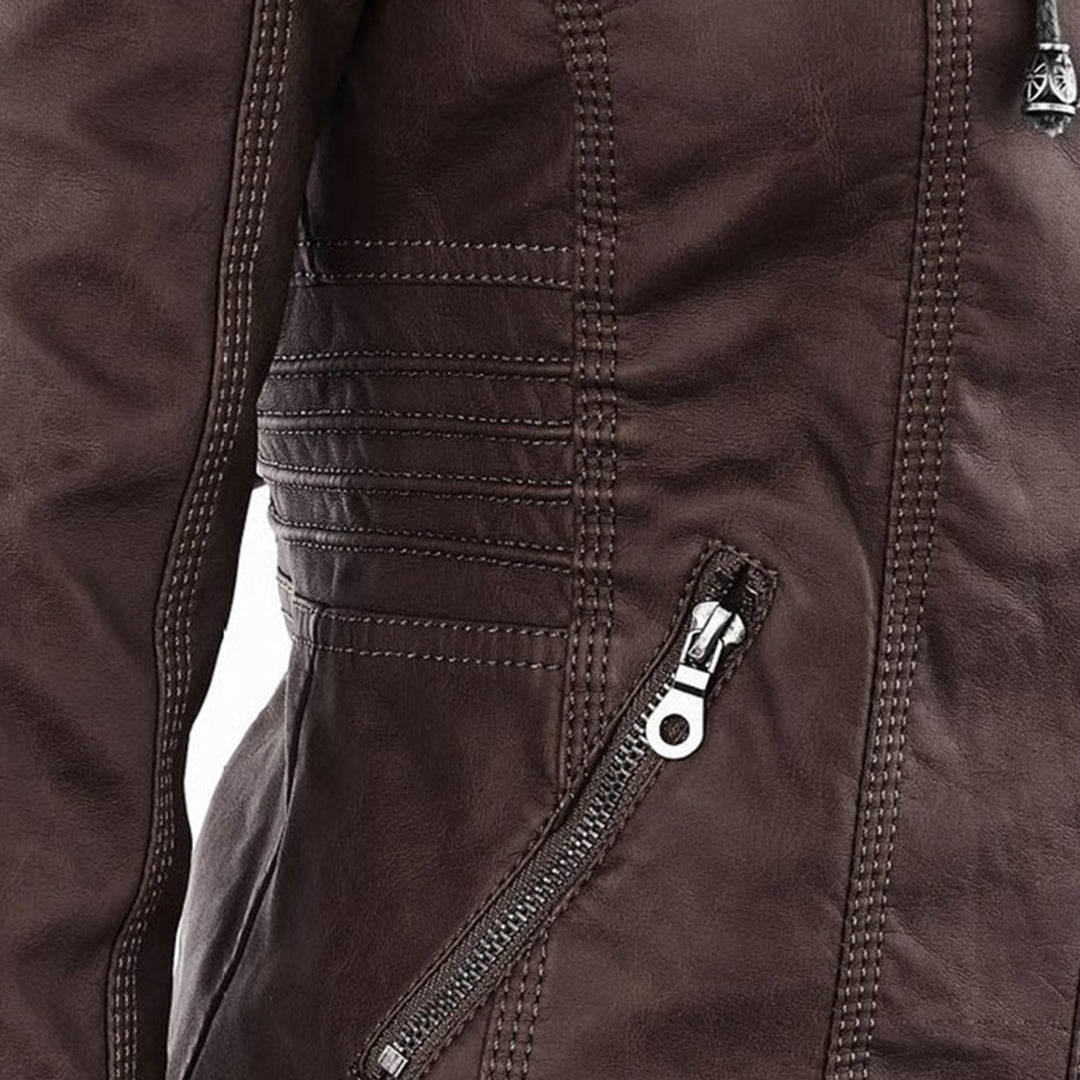 Christine | Hooded Motorcycle Jacket