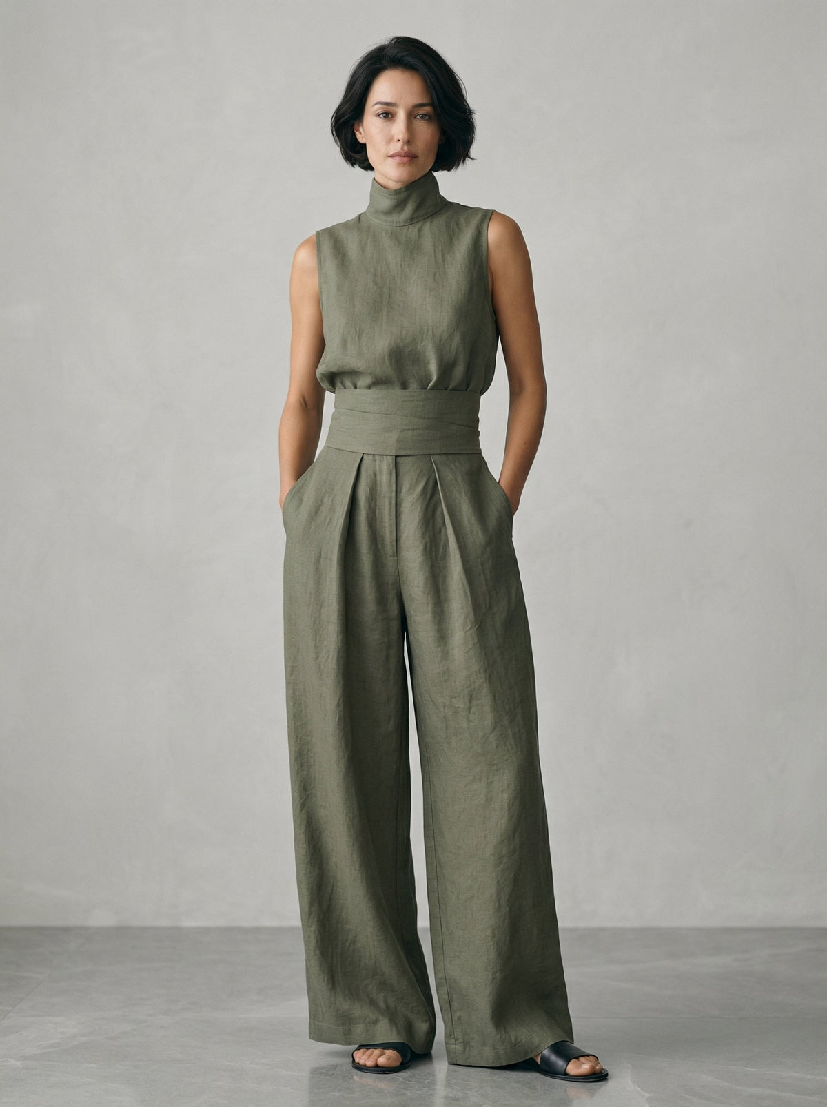 ESSENTIAL - Minimalist Sleeveless Top Set