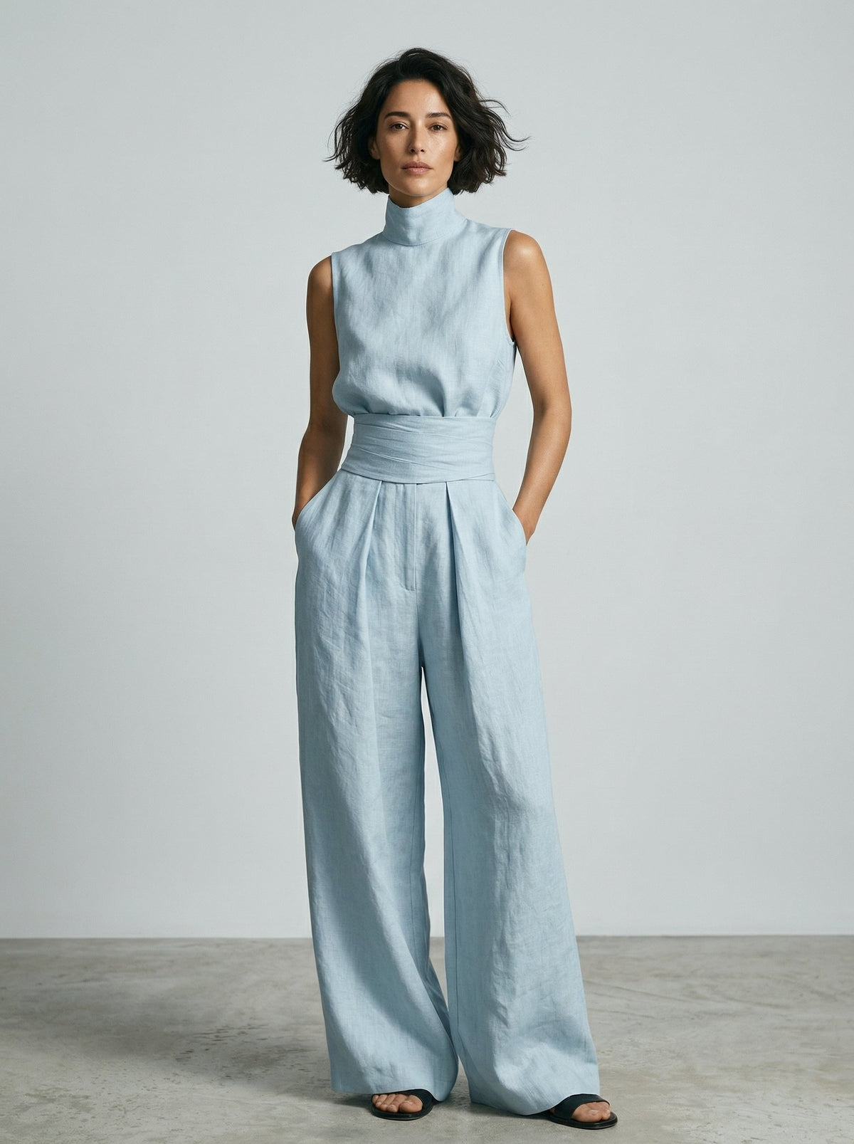 ESSENTIAL - Minimalist Sleeveless Top Set