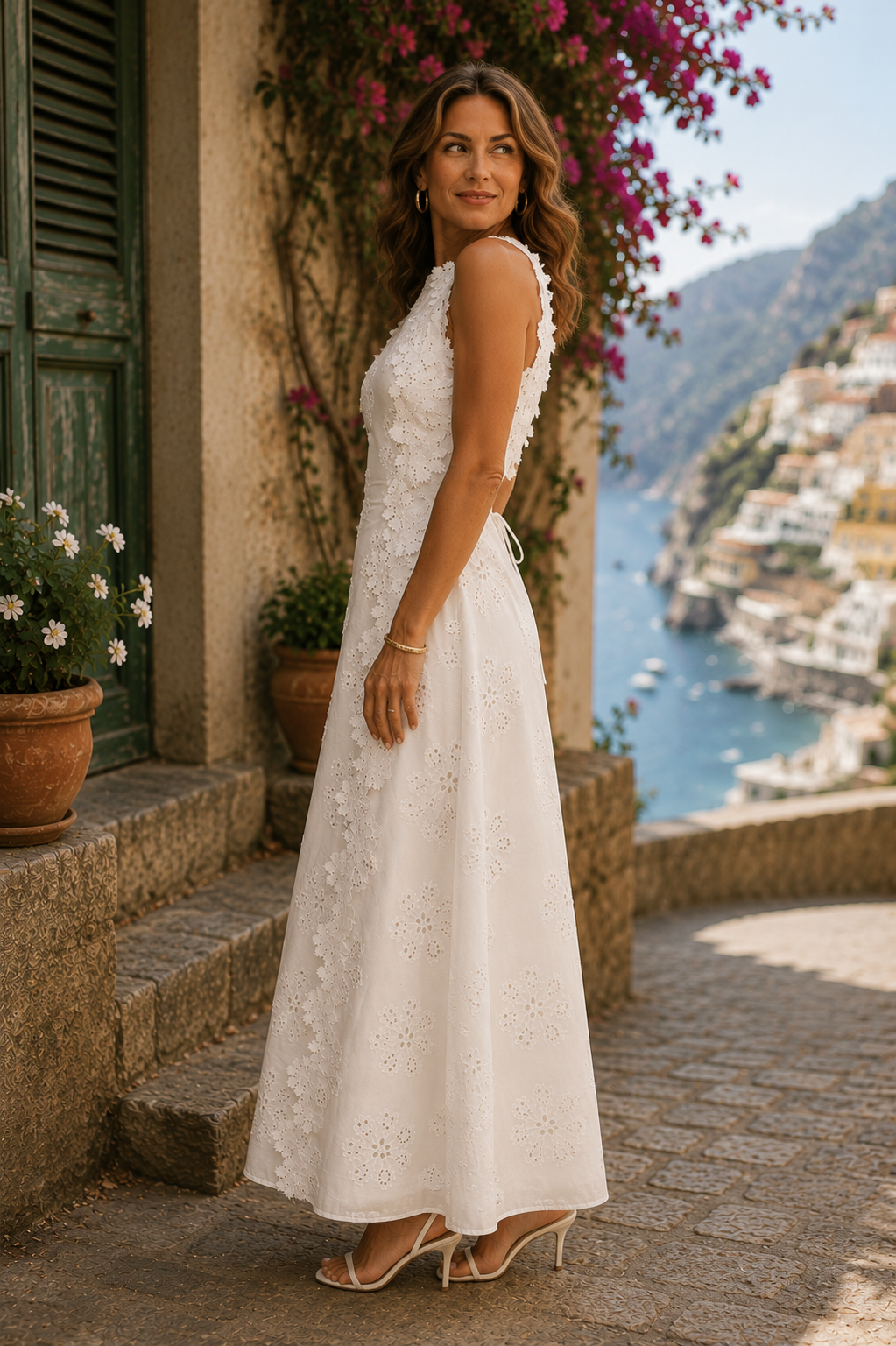 Selena | Elegant Embroidered Maxi Dress