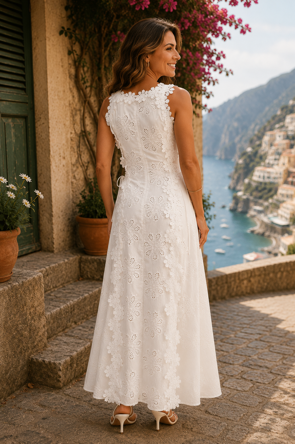 Selena | Elegant Embroidered Maxi Dress