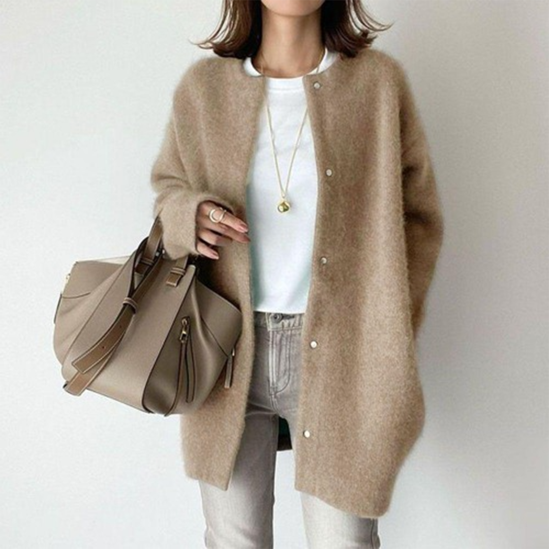 P|H - Soft Button Front Long Cardigan Theresa