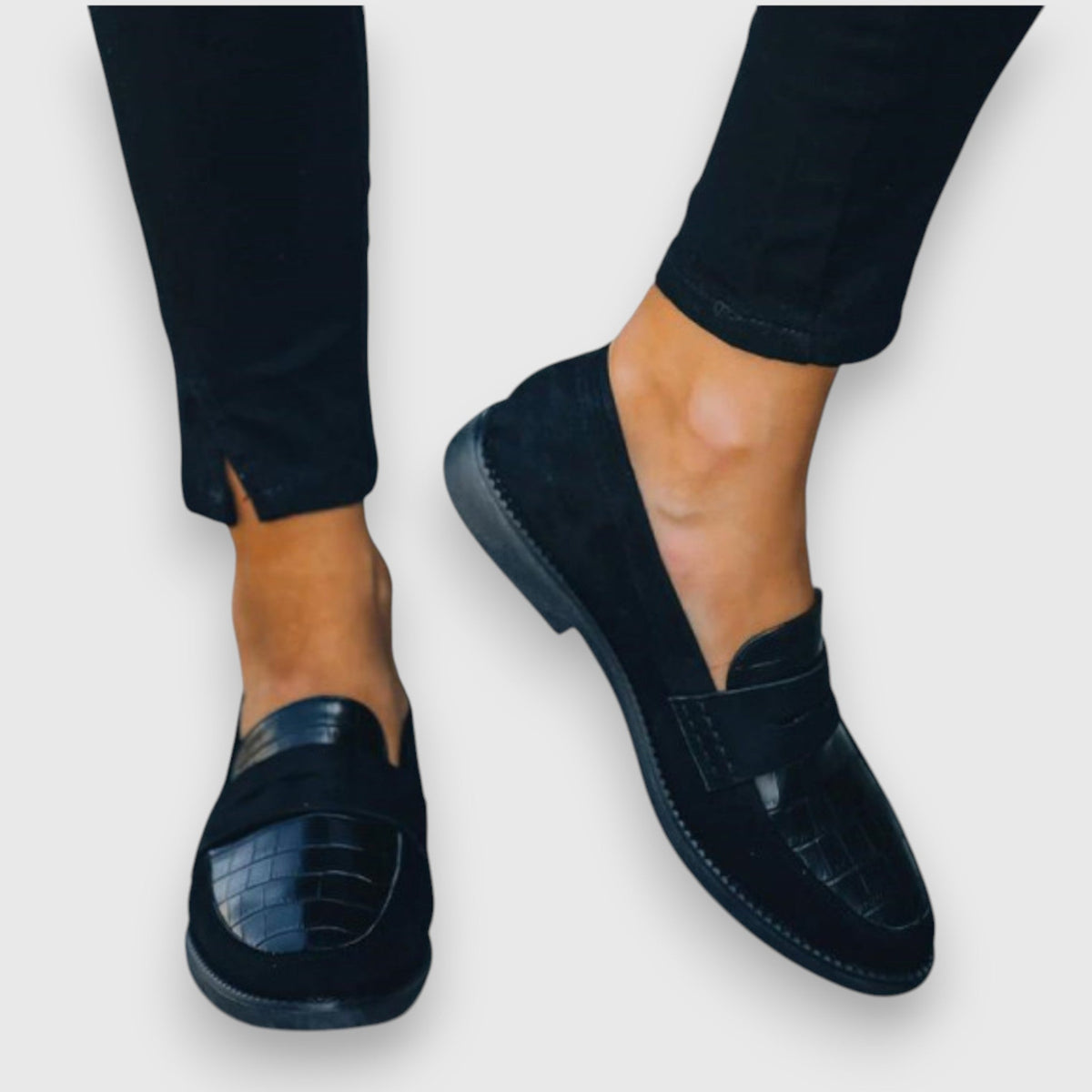 Mariluz Loafers with Padded Insole