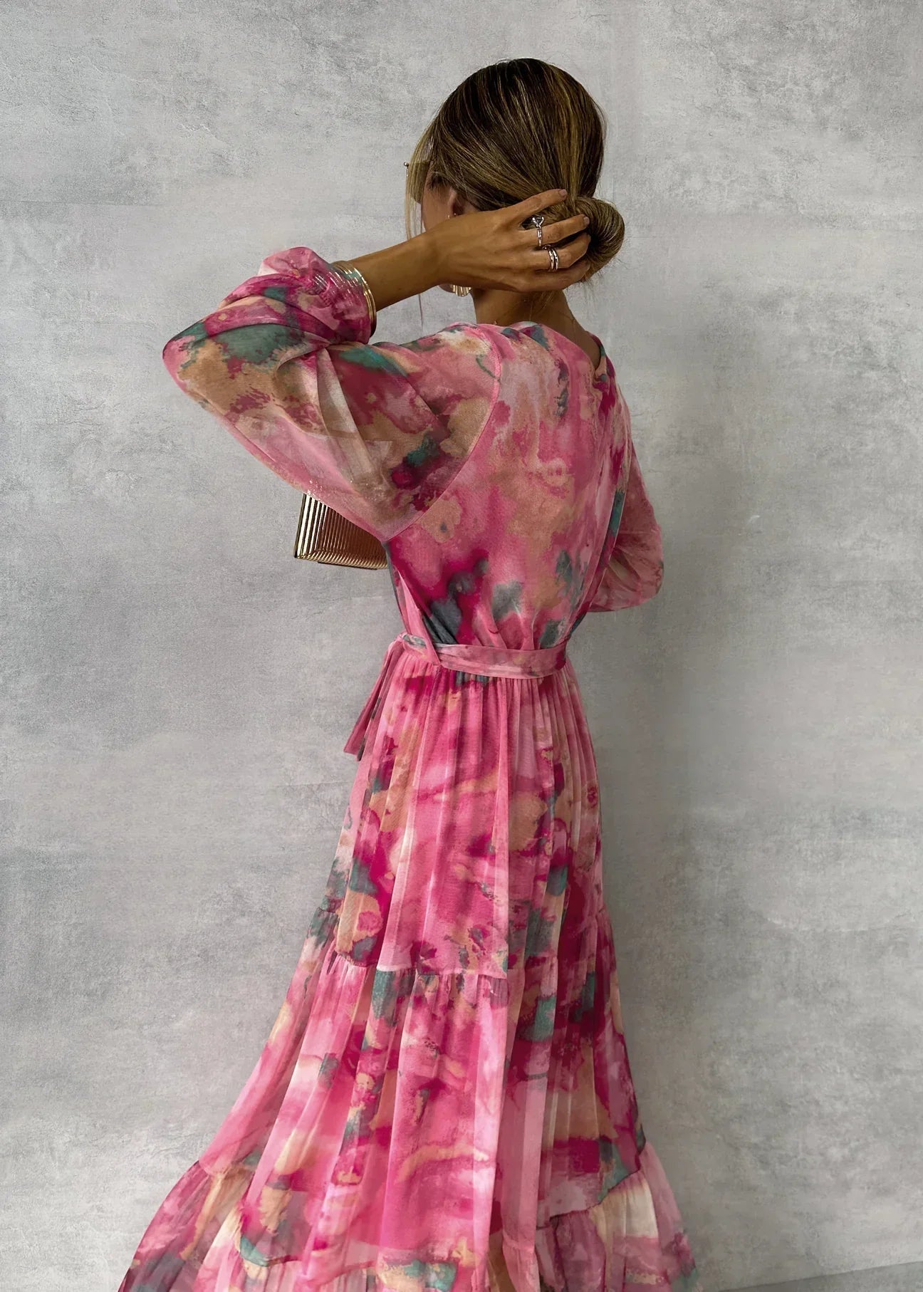 Lila | Floral Print Wrap Dress