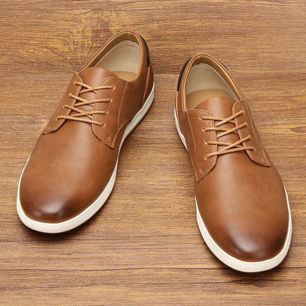 Daxon Leather Athletic Shoes