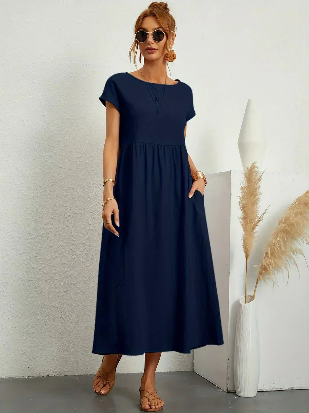 Gabrielle™ | Flowing Midi Dress