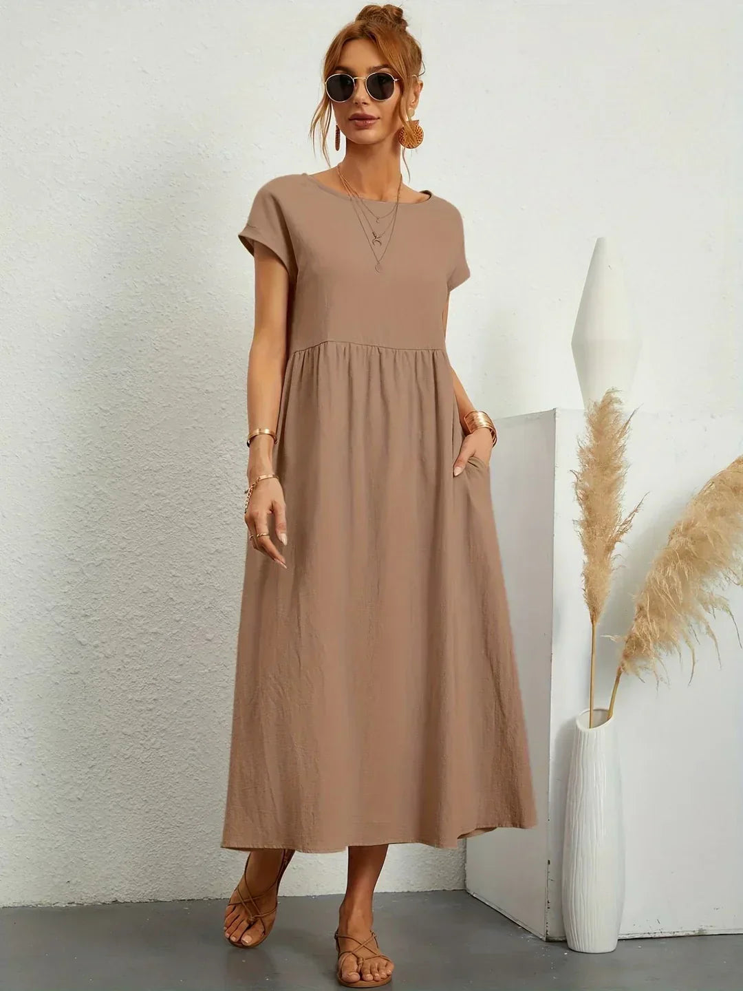 Gabrielle™ | Flowing Midi Dress