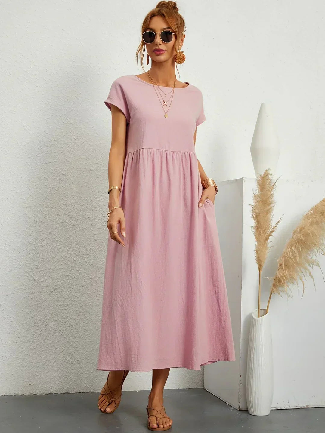 Gabrielle™ | Flowing Midi Dress