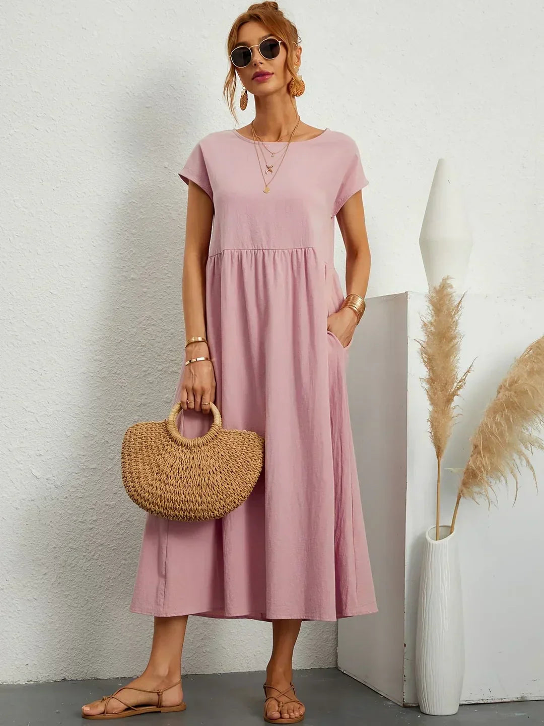 Gabrielle™ | Flowing Midi Dress