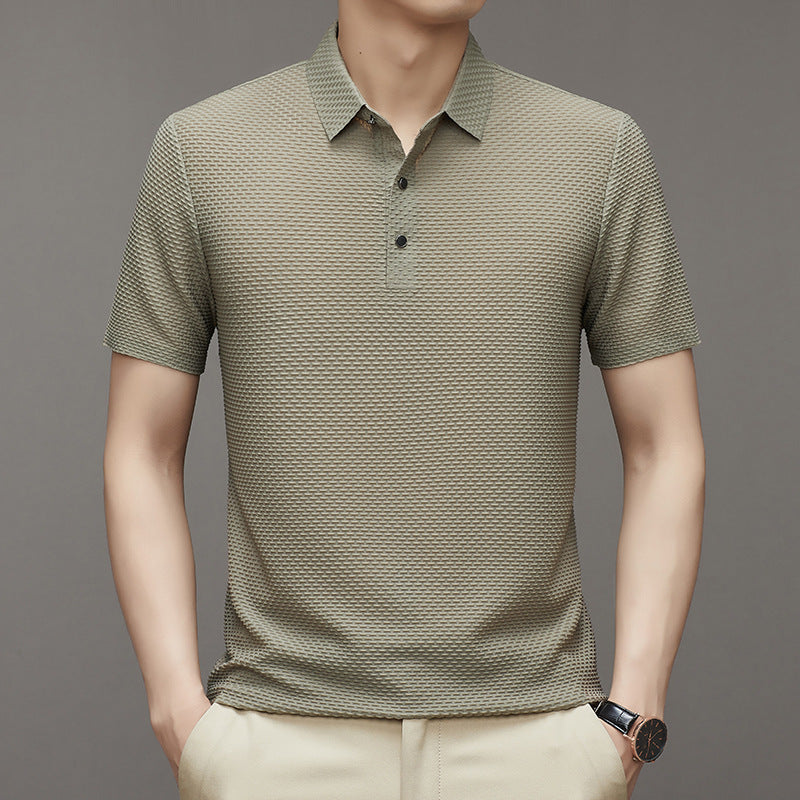 Silva Luxury Silk Polo Shirt