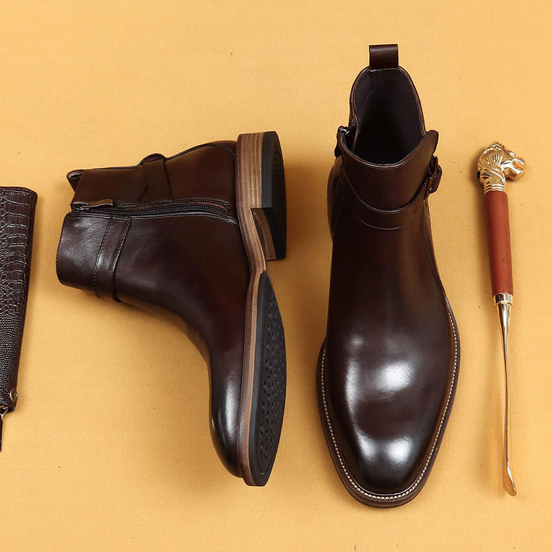 Hansen Authentic Leather Boots