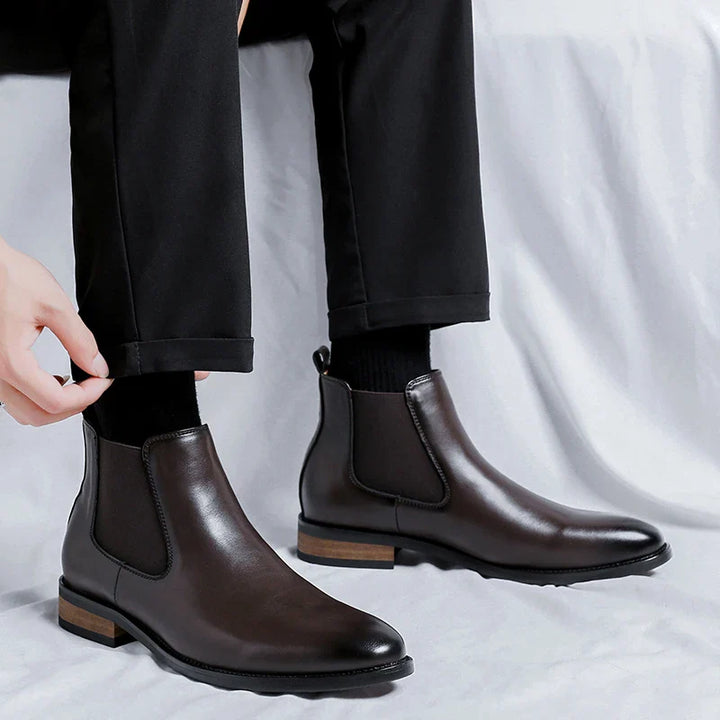 Genuine Leather Stivali Boots