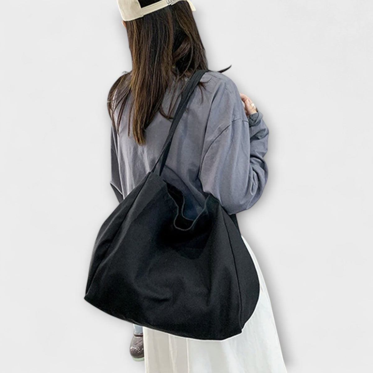 Jamie | High-Quality Large Canvas Shopper Bag