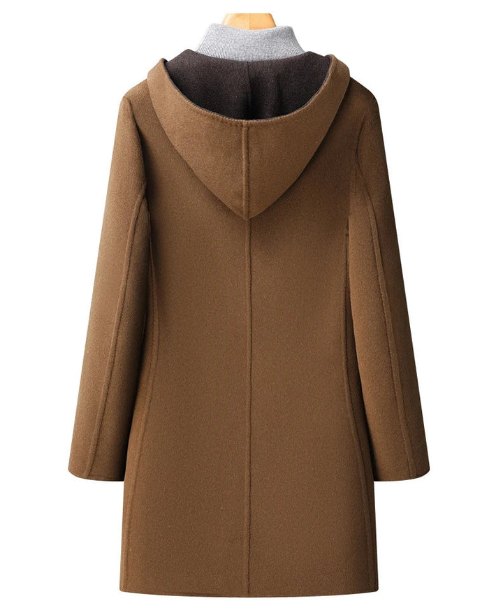 Cozy Wool Hooded Coat