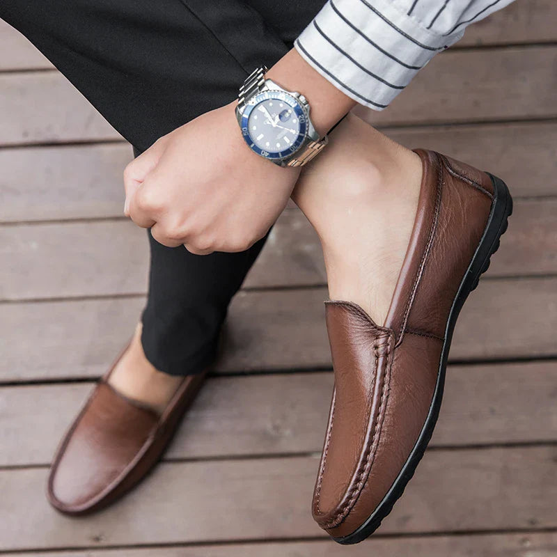 Men's Authentic Leather Loafers