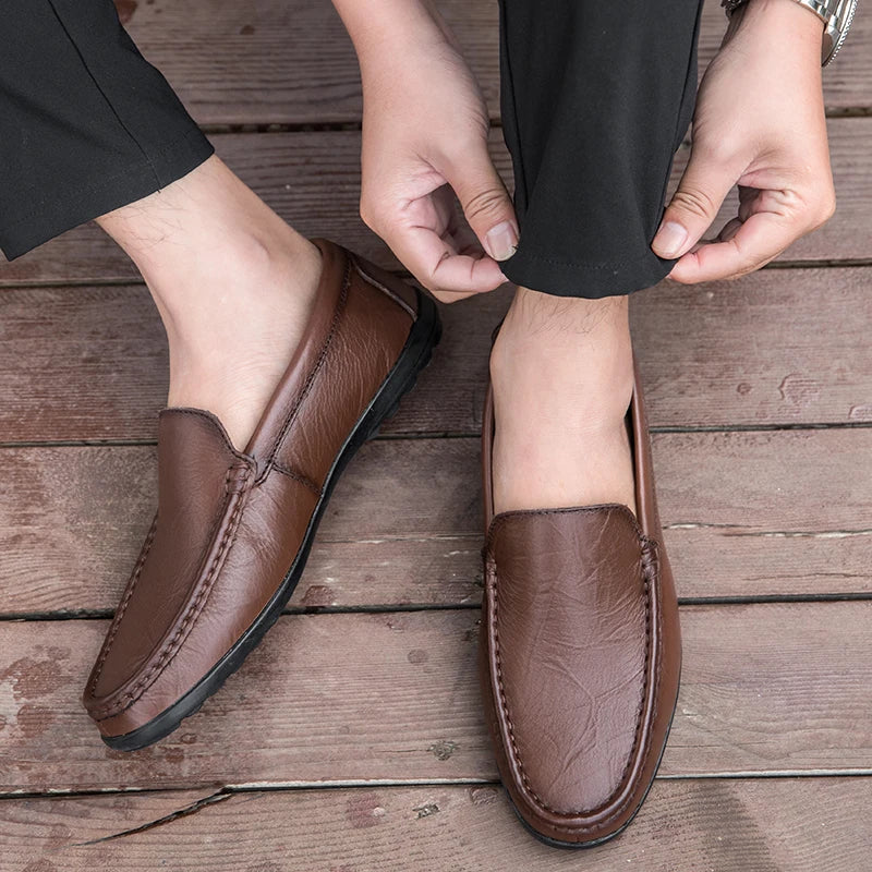 Men's Authentic Leather Loafers