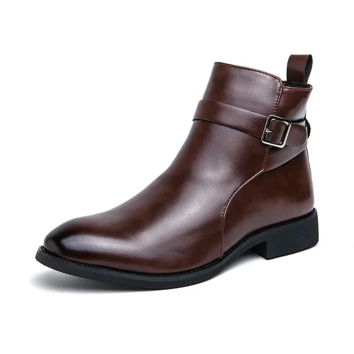 Sergio Authentic Leather Chelsea Boots